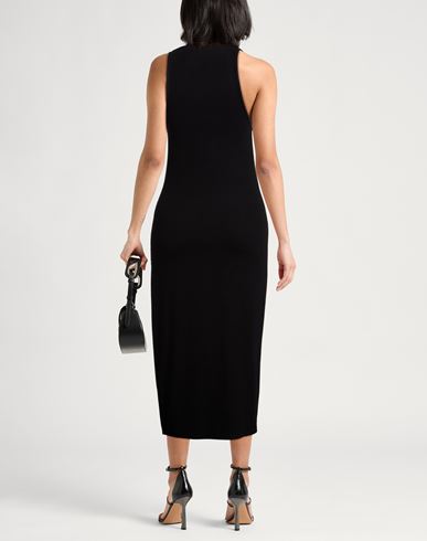Woman Midi dress Black Size XS/S Rayon, Elastane