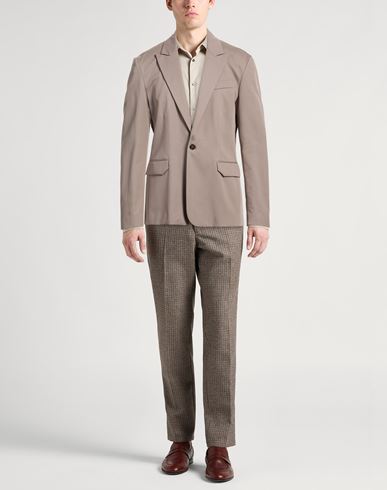 Man Blazer Grey Size 36 Lyocell, Cotton