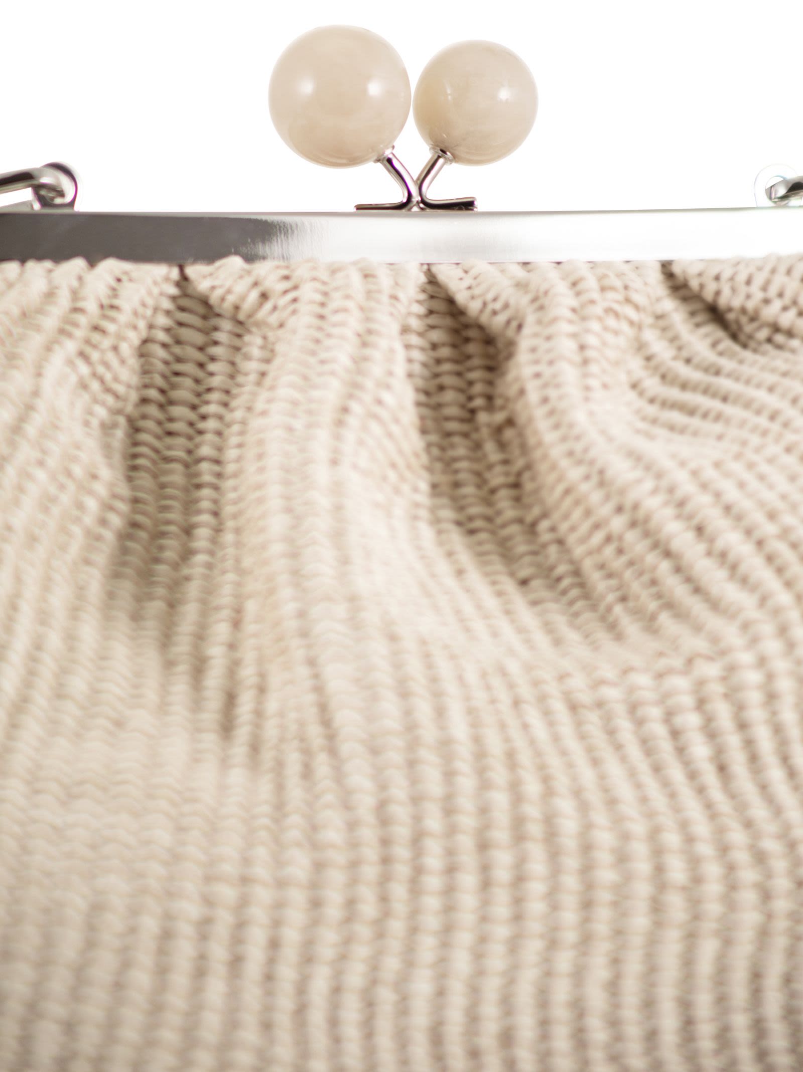 Weekend Maxmara Wkafortuna Pasticcino Bag Medium Raffia Effect