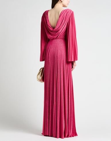 Elisabetta Franchi Red Carpet Woman Maxi dress Fuchsia Size 4 Viscose, Polyester, Polyamide, Elastane