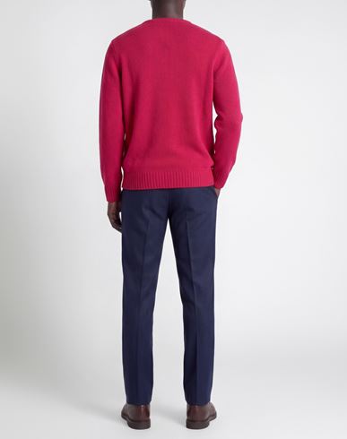 Man Sweater Magenta Size XL Wool