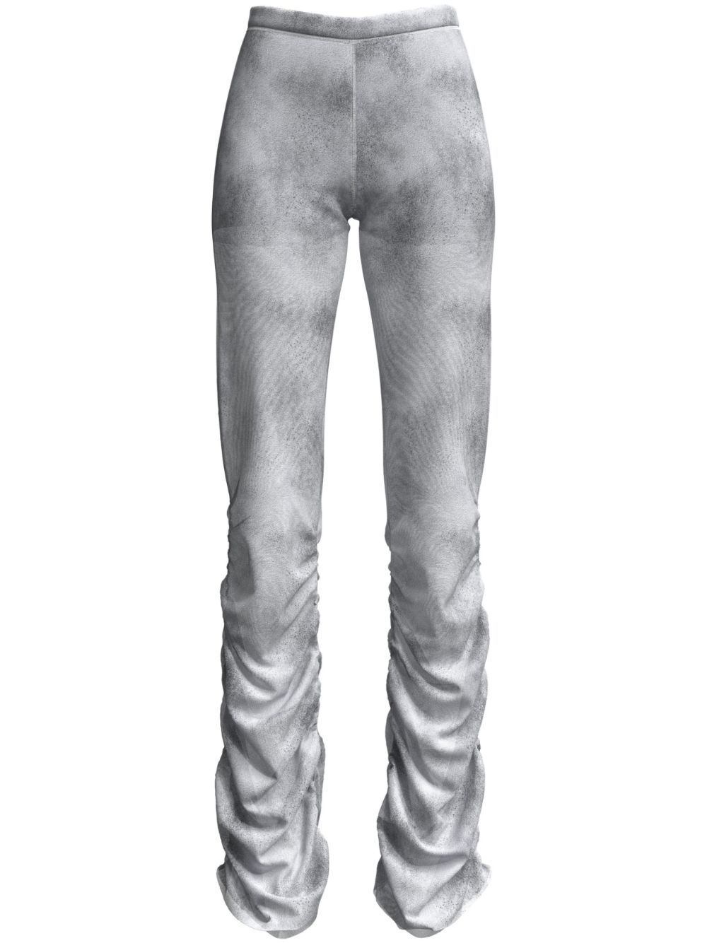 The Ruched low-rise trousers - Grey