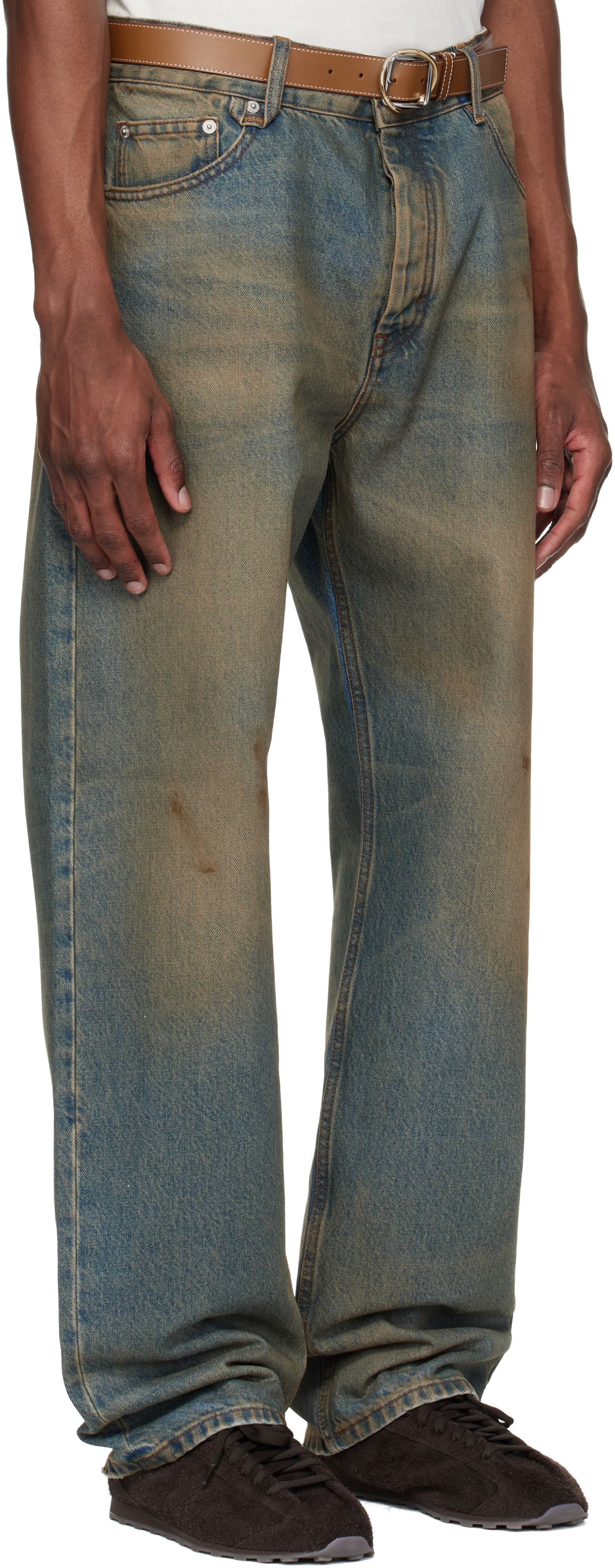 Blue & Tan 'The Berger de-Nîmes denim' Jeans