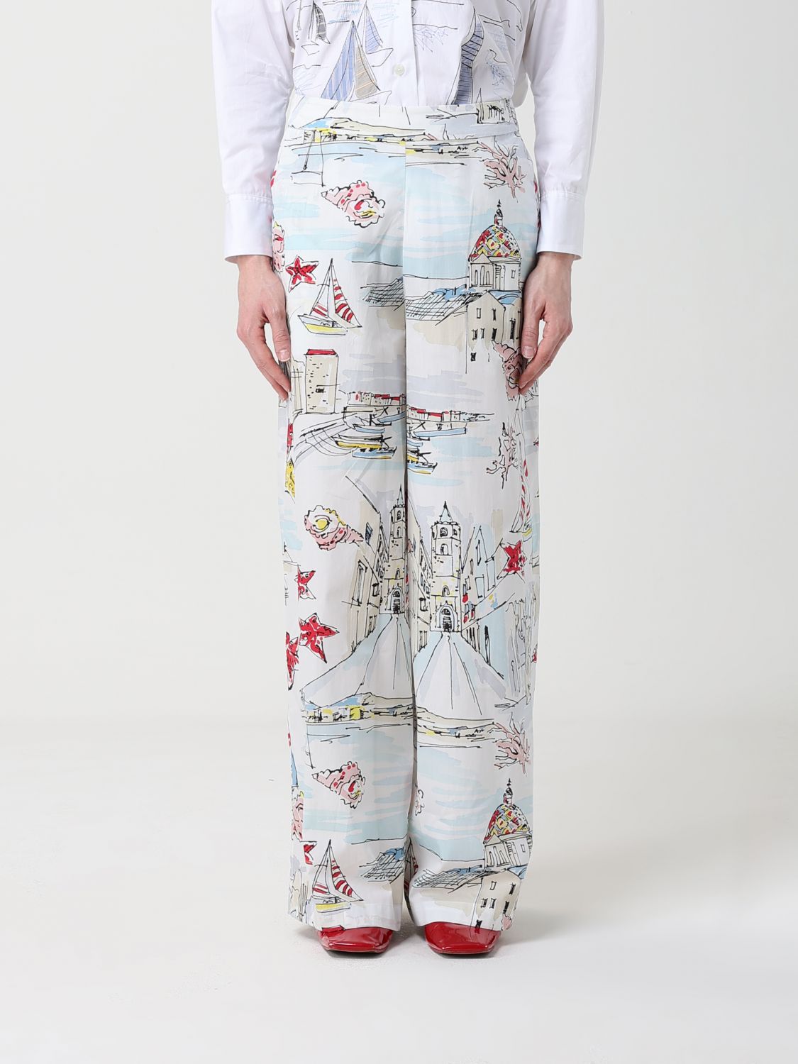 Pants Woman color White