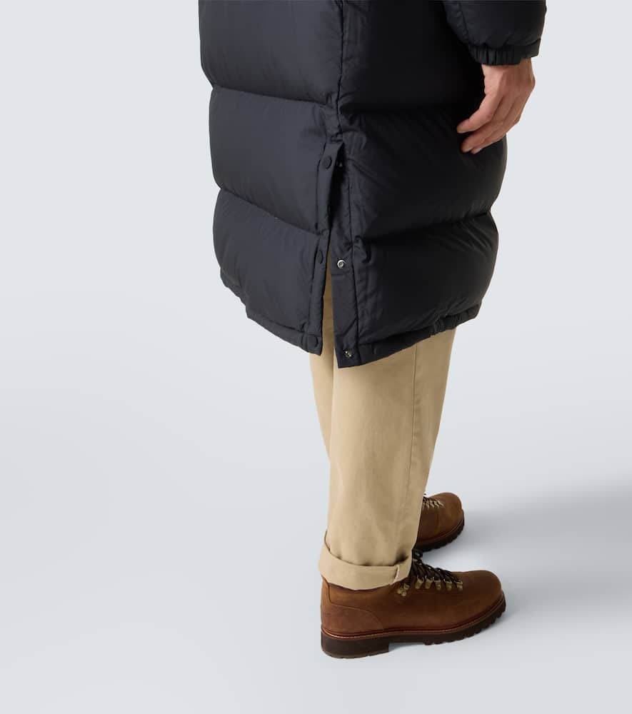 Quilted down coat