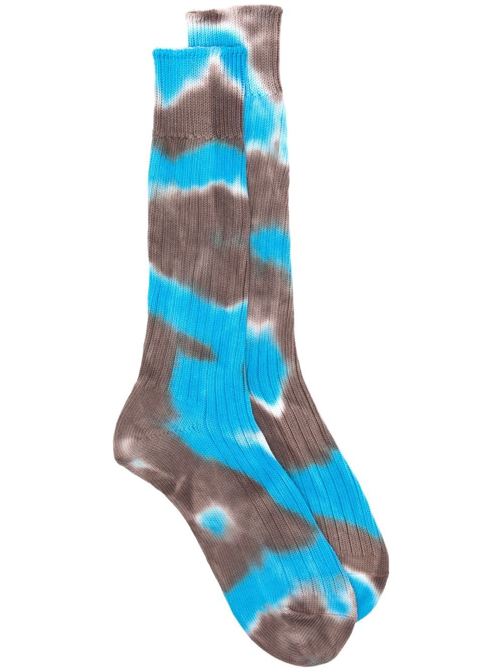 Tie-dye ankle socks