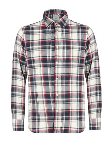 R3d Wöôd Man Shirt Blue Size S Cotton