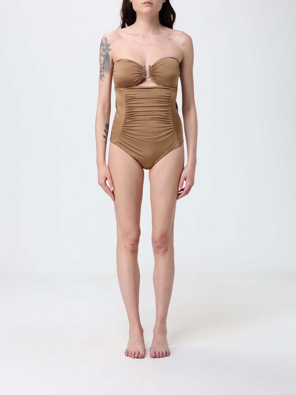 Swimsuit Woman color Camel