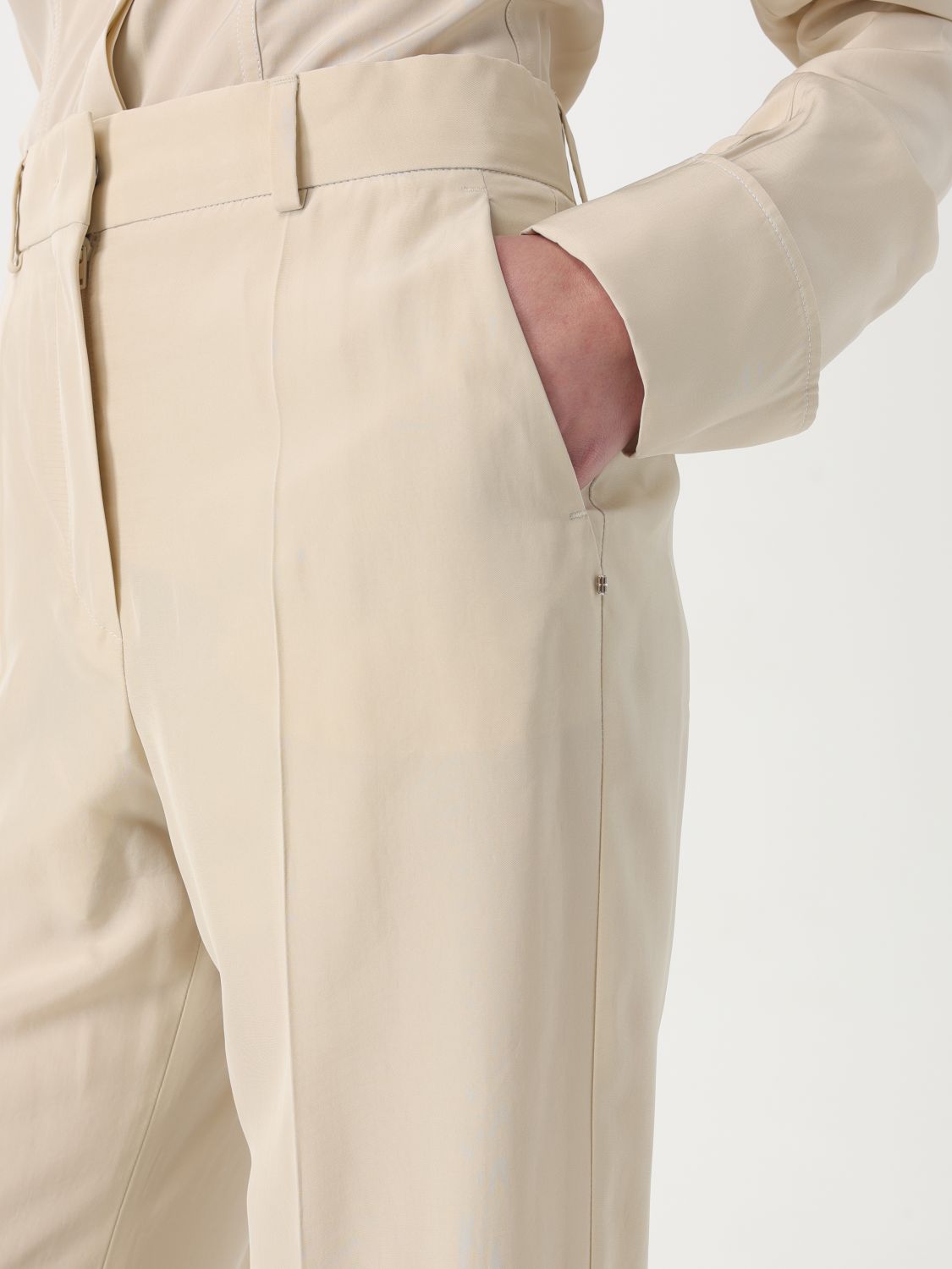 Pants SPORTMAX Woman color Ivory