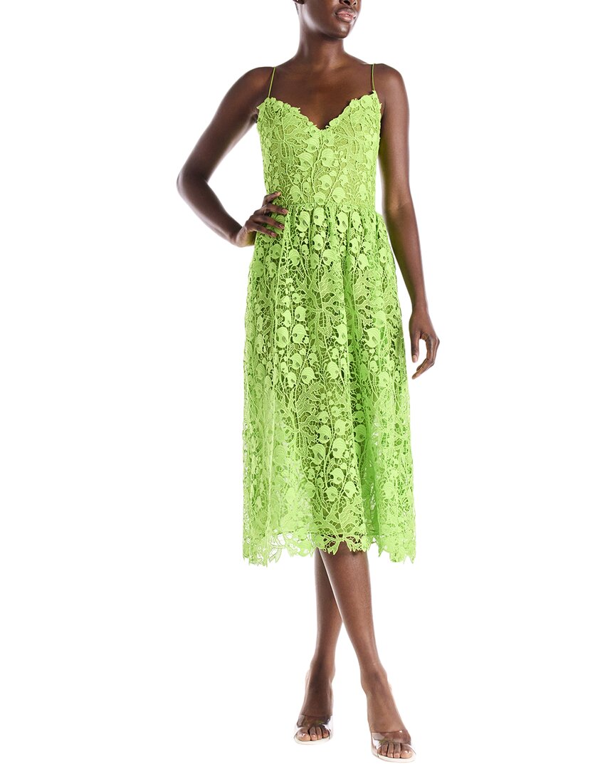 Spaghetti Strap Lace Silk-Lined Dress