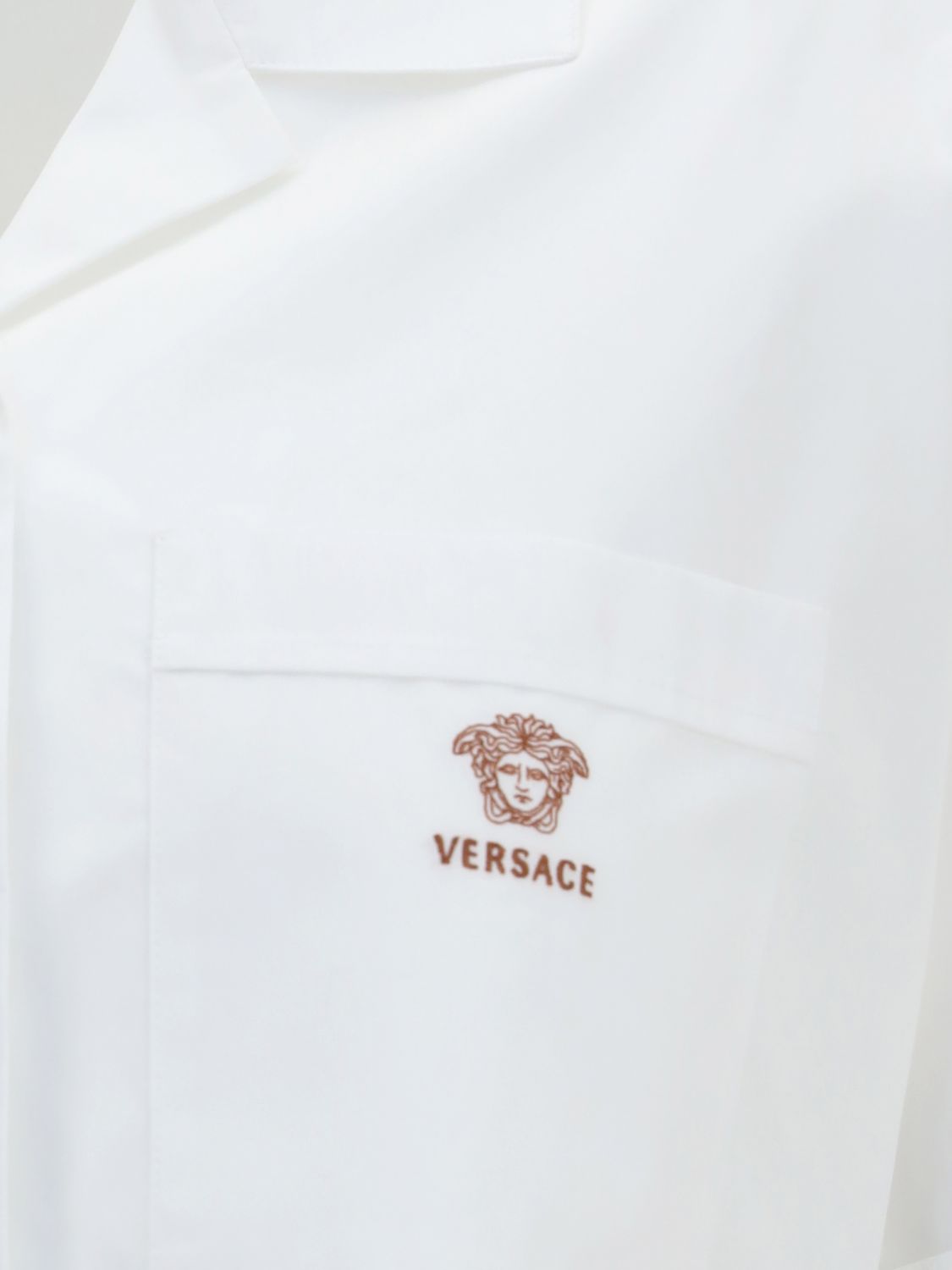 Cropped Embroidered Shirt