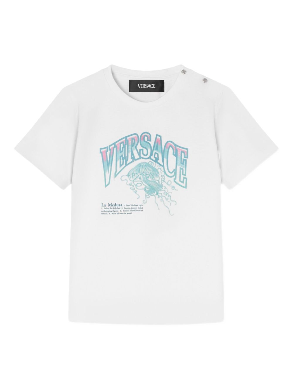 Versace Kids La Medusa T-shirt - White