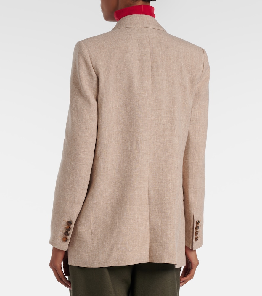 Blazé Milano Everyday double-breasted linen and wool blazer