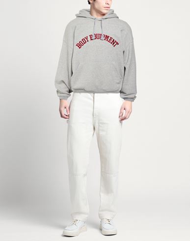 Man Sweatshirt Light grey Size S Cotton