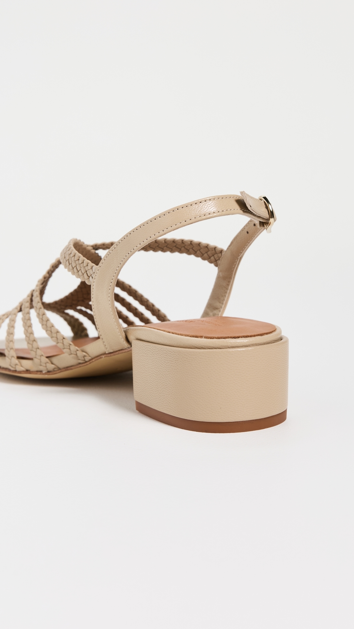 Naguisa Raco Woven Sandals Beige