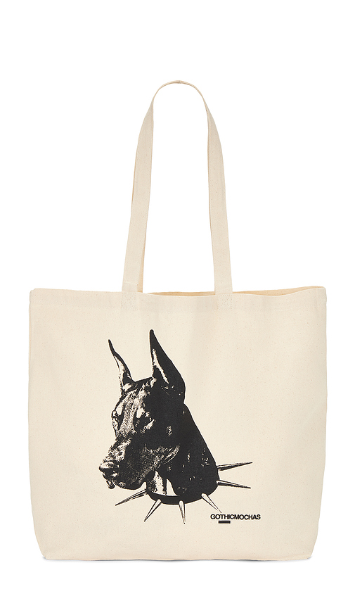 Gothicmochas Pet Adoption Tote Bag in Crea