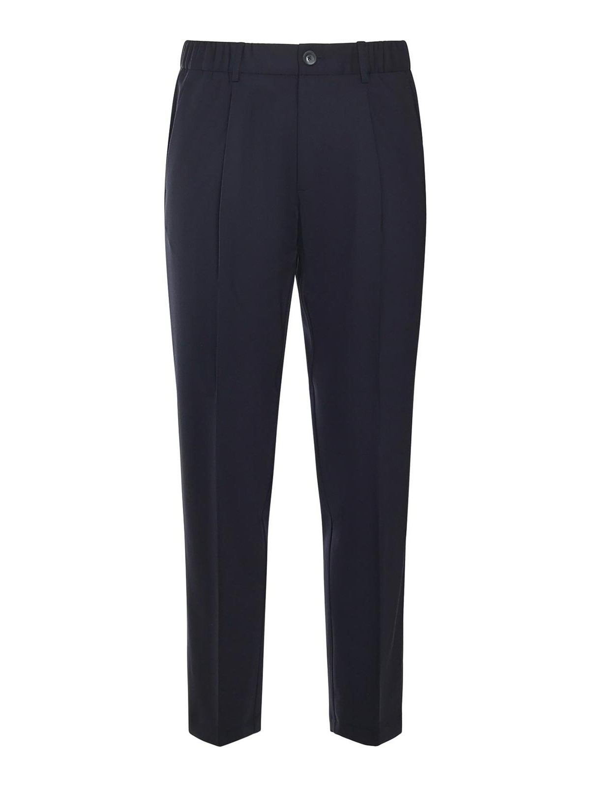 Mid-Rise Tapered Trousers