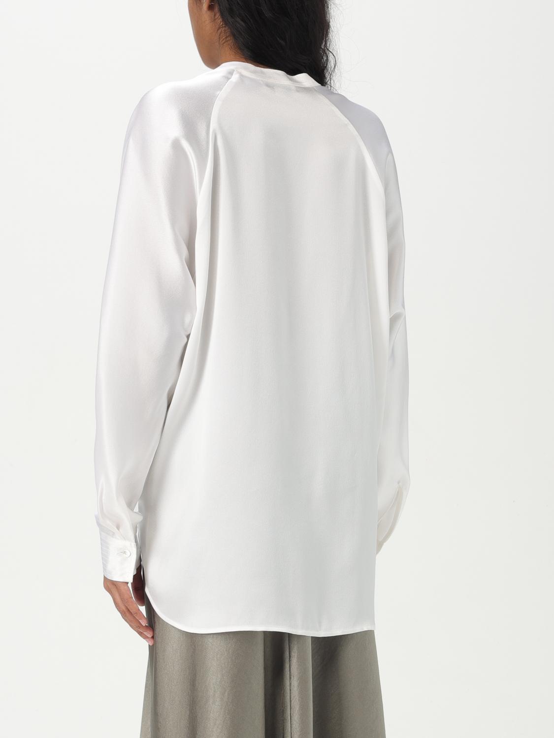 Silk Banded Collar Blouse
