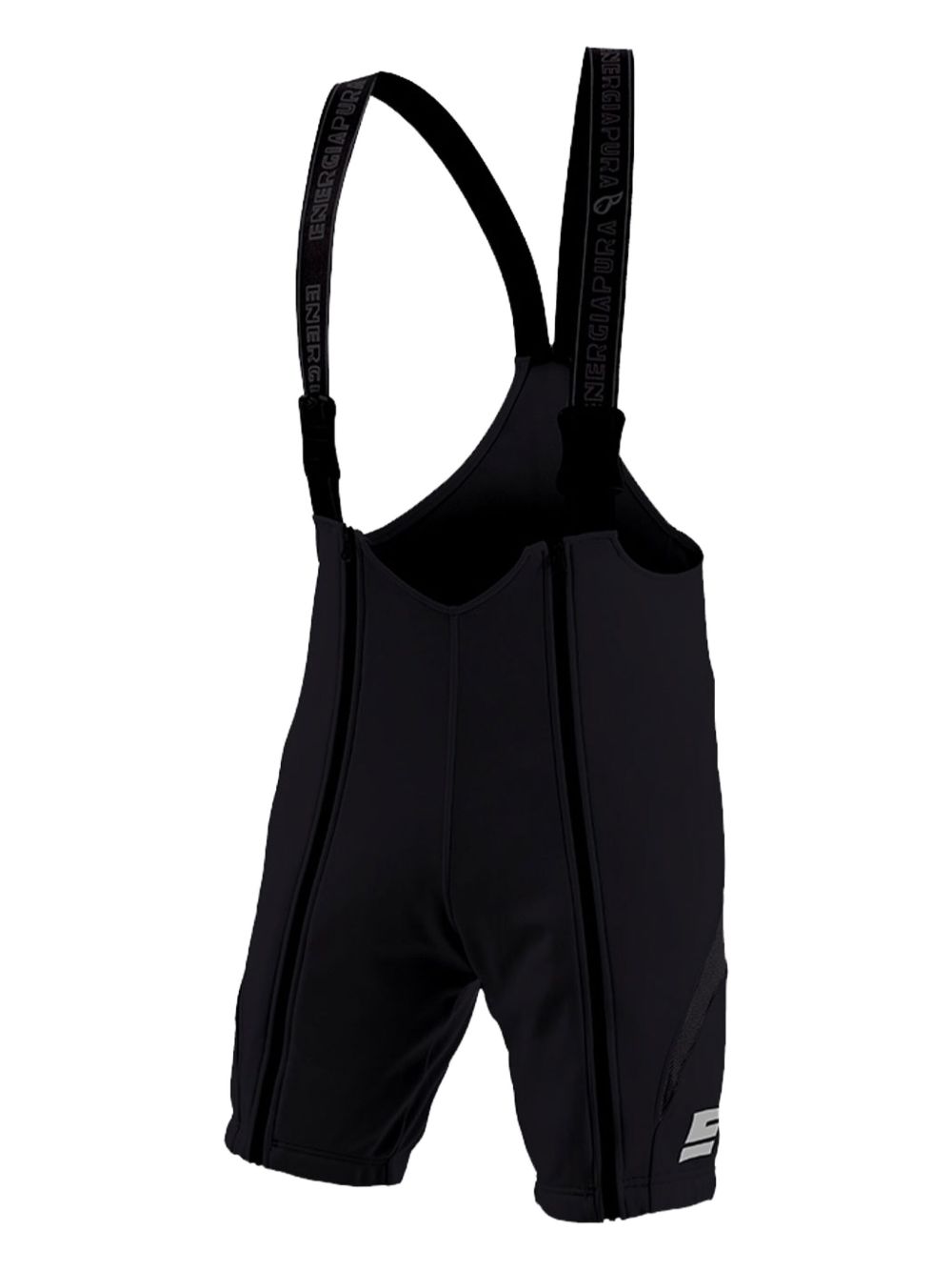 ENERGIA PURA logo-print performance shorts - Black