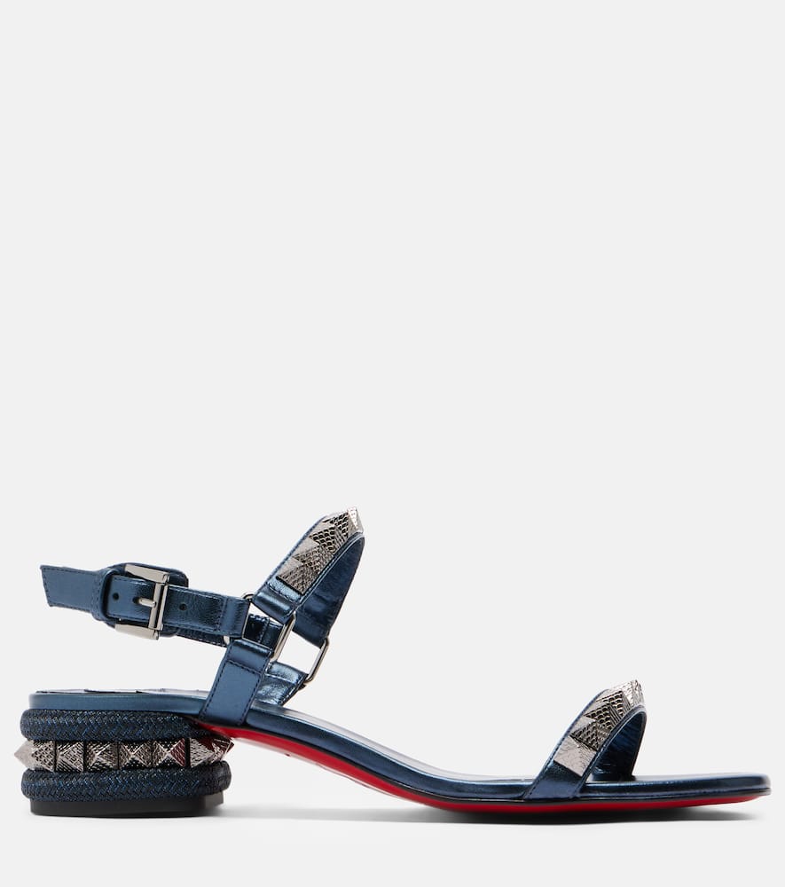Pyra embellished leather sandals