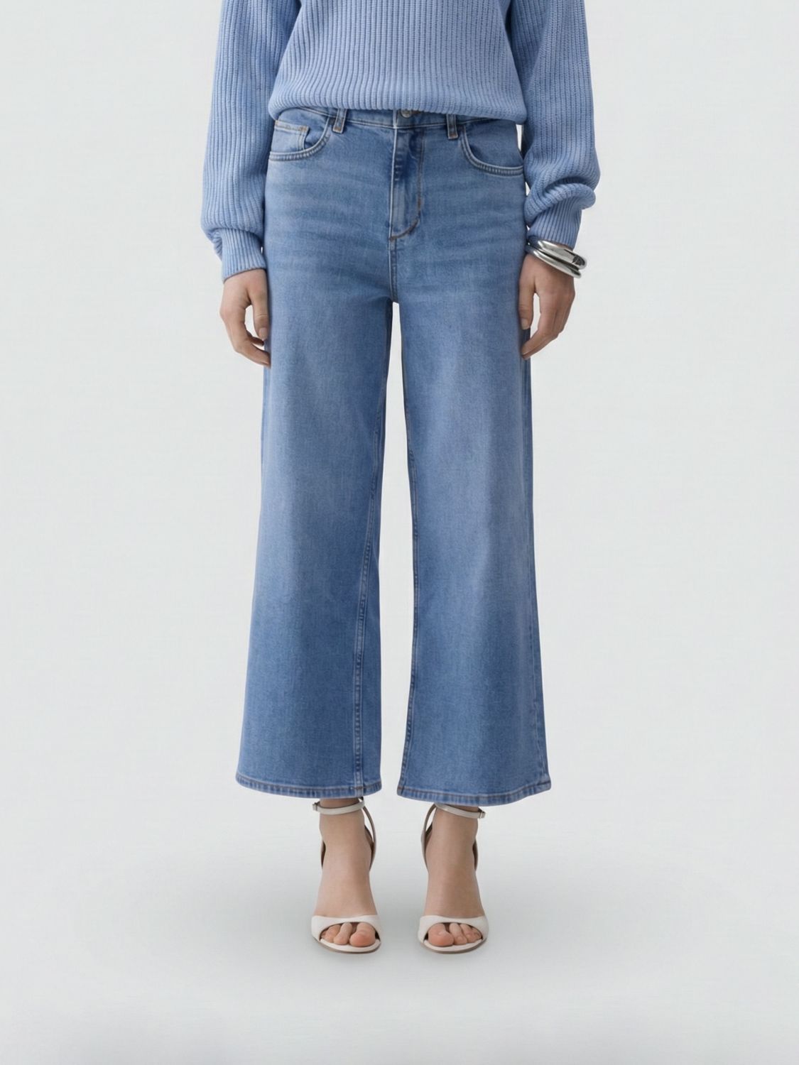 Jeans Woman color Gnawed Blue