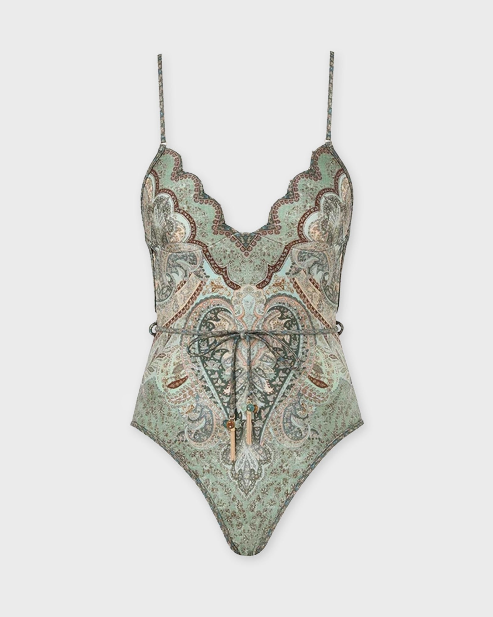 Zimmermann Swimsuit Wanderlust Scallop Multicolor 3