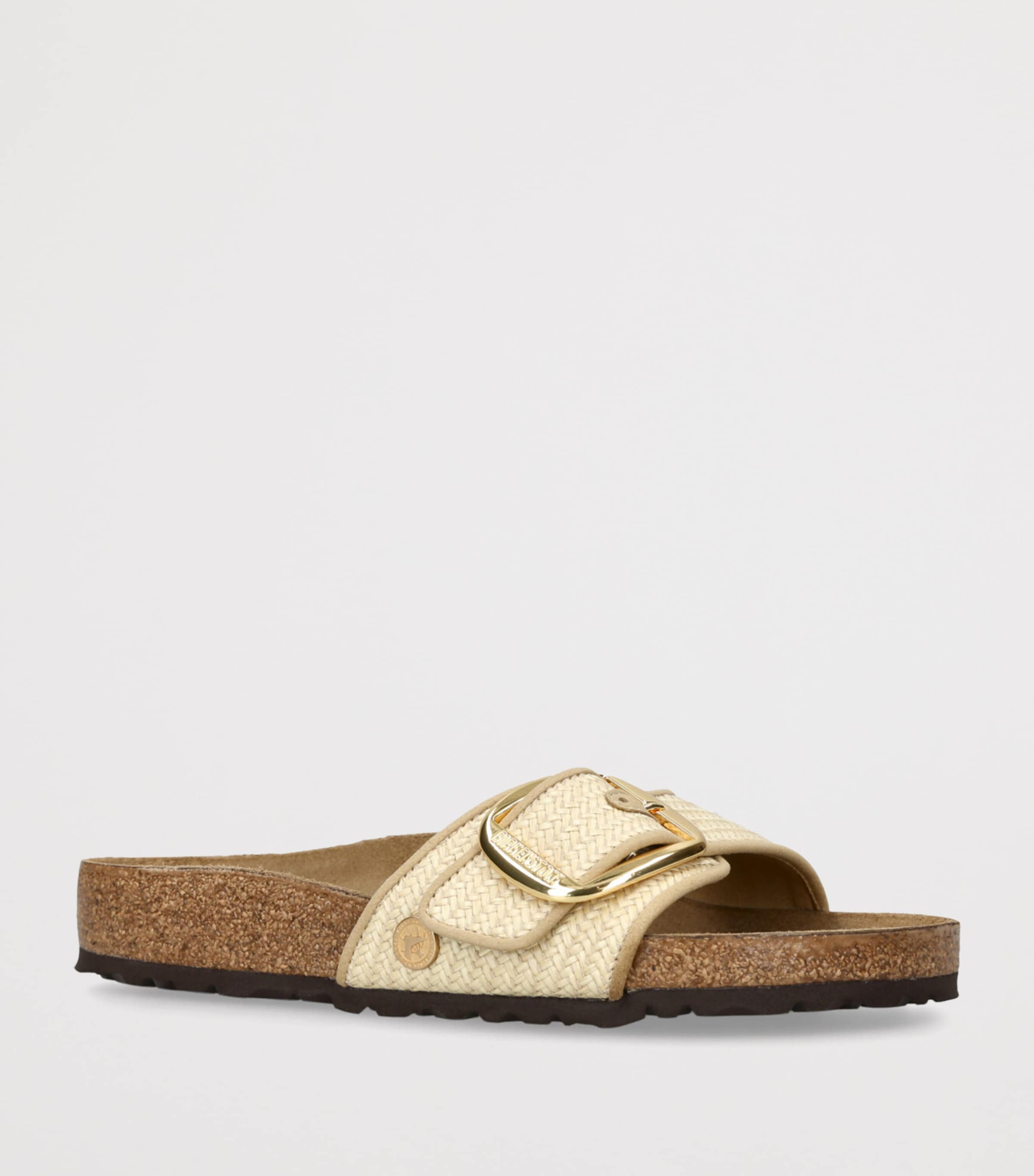 Raffia Madrid Big Buckle Sandals
