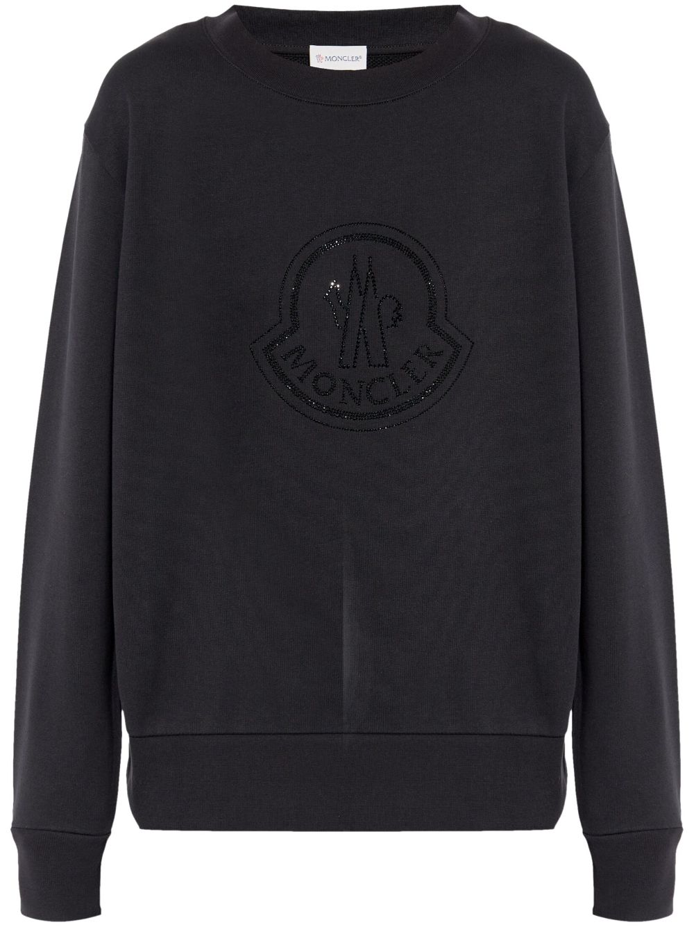 Crystal-embellished sweatshirt - Black