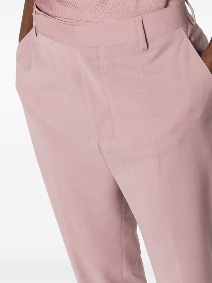 Straight-leg Cropped Tailored Pants