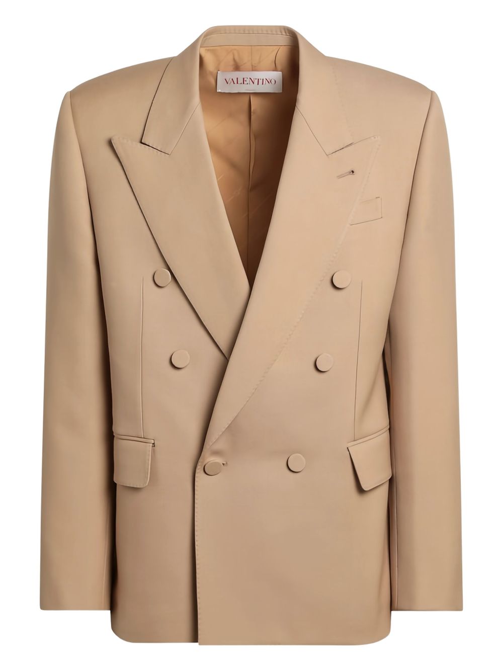 Double-breasted blazer - Neutrals