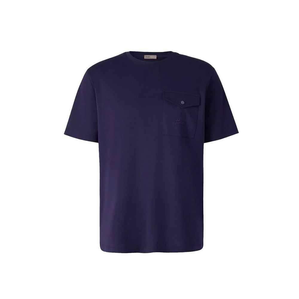 Cotton T-Shirt — Navy