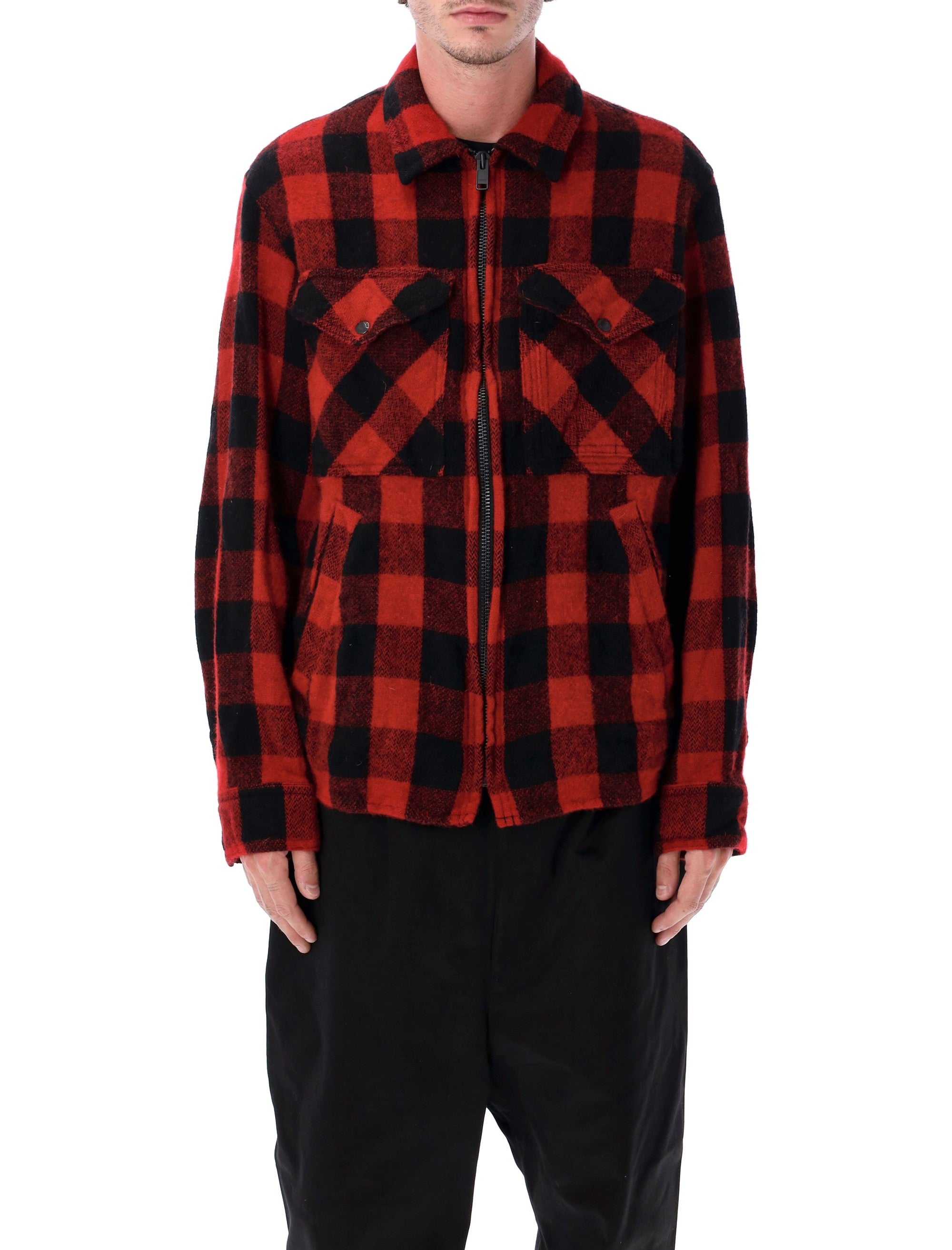 X Filson Check Zip Overshirt