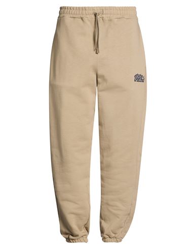 Man Pants Beige Size L Cotton