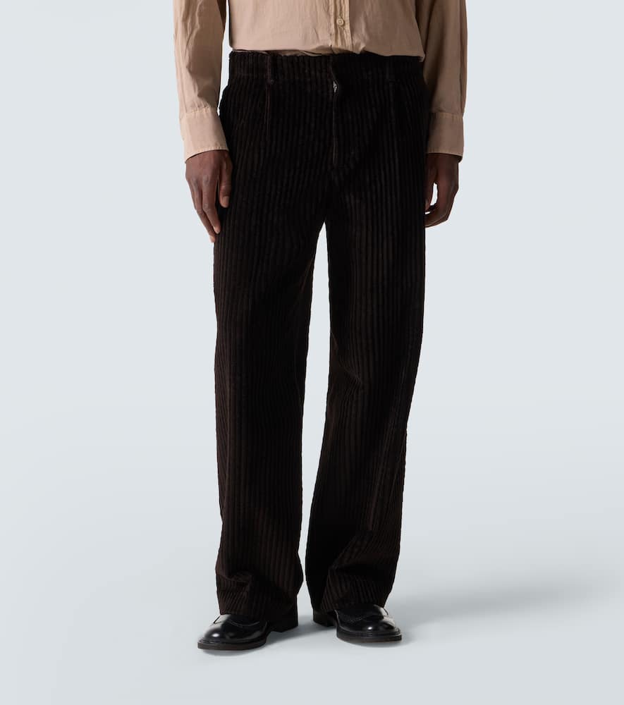 Borrowed cotton corduroy chinos