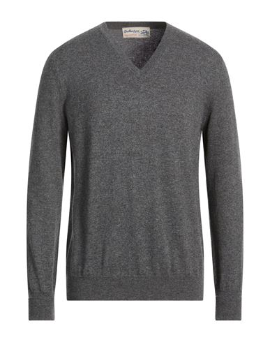 Man Sweater Grey Size 42 Cashmere