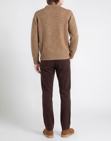 Man Sweater Camel Size 40 Wool, Polyamide, Viscose