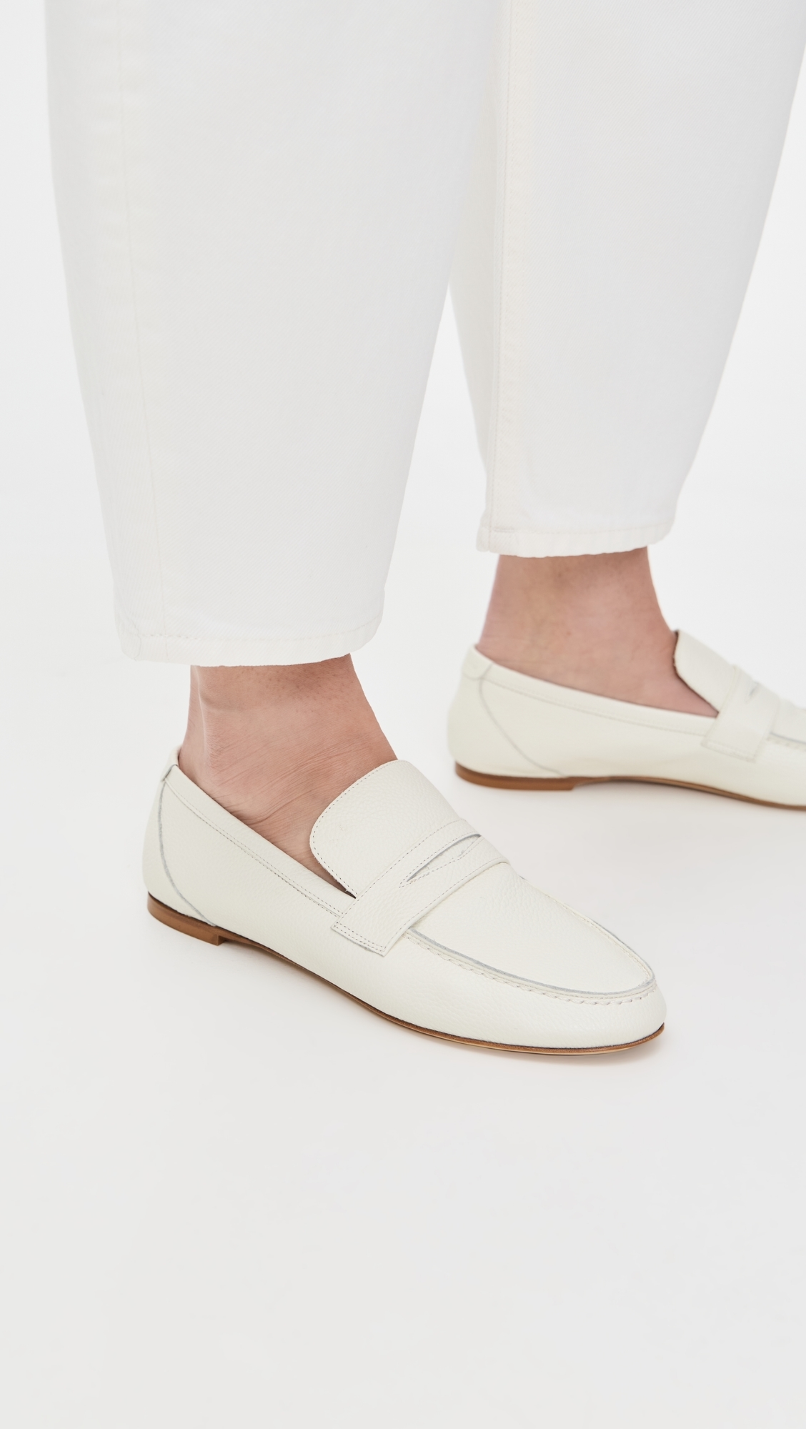 The Penny Loafers White
