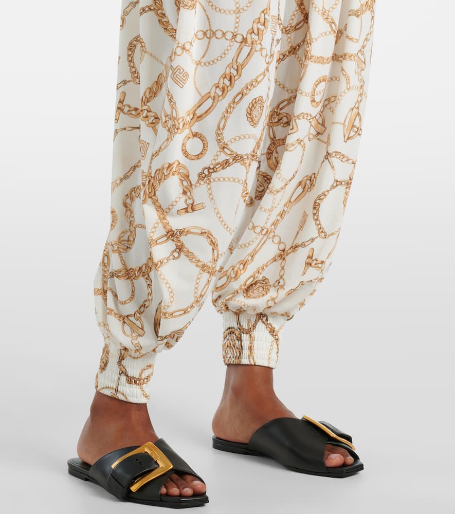 Chain printed jumpsuit