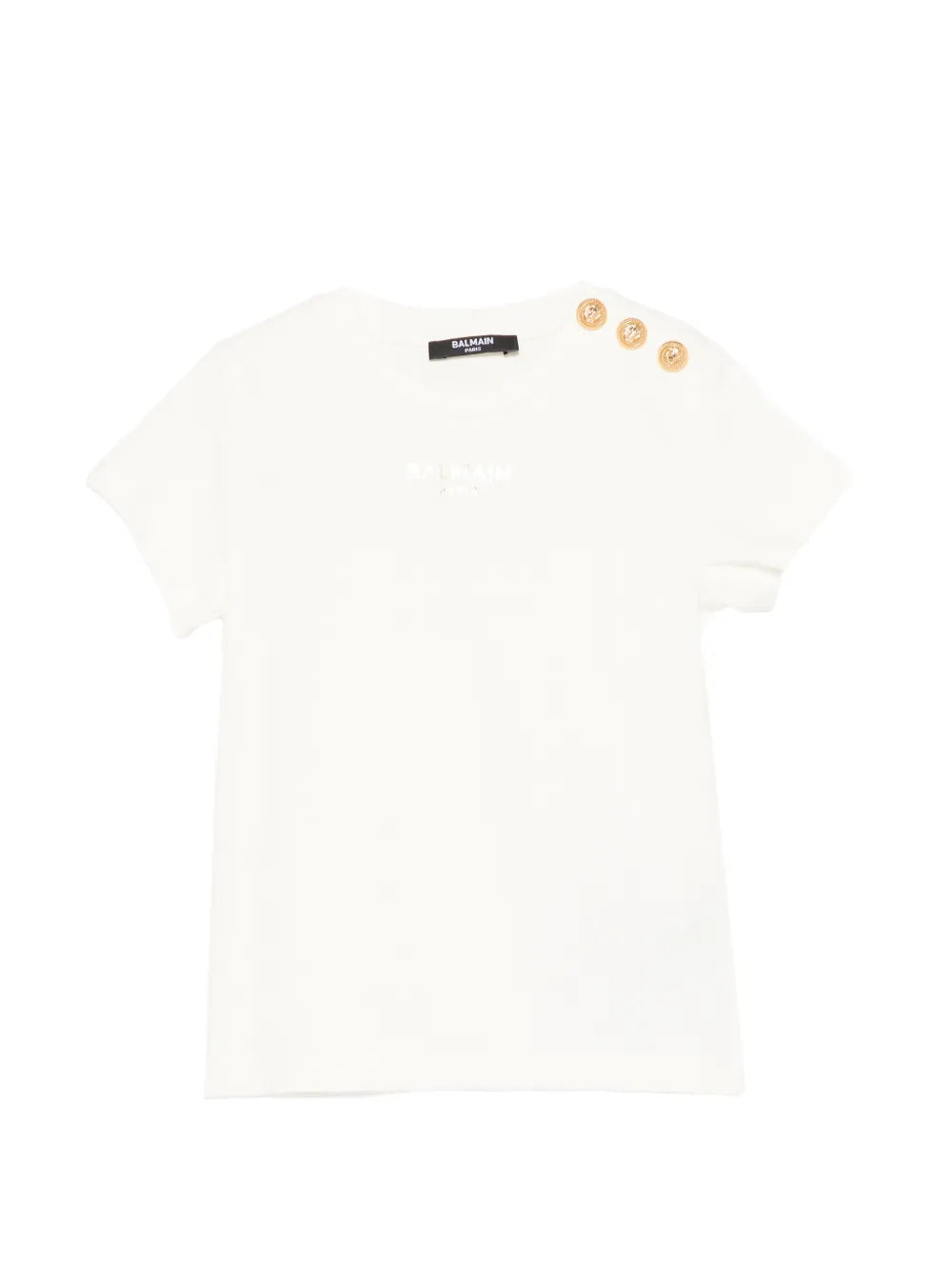 Girls' Mini Luxe Button-Detail T-Shirt