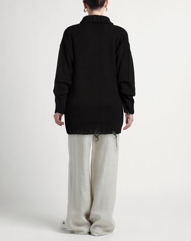 Woman Turtleneck Black Size M Acrylic, Polyester