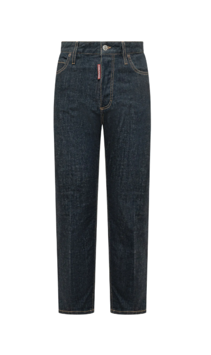 Dsquared2 - trousers five pockets belt loops contrast stitching