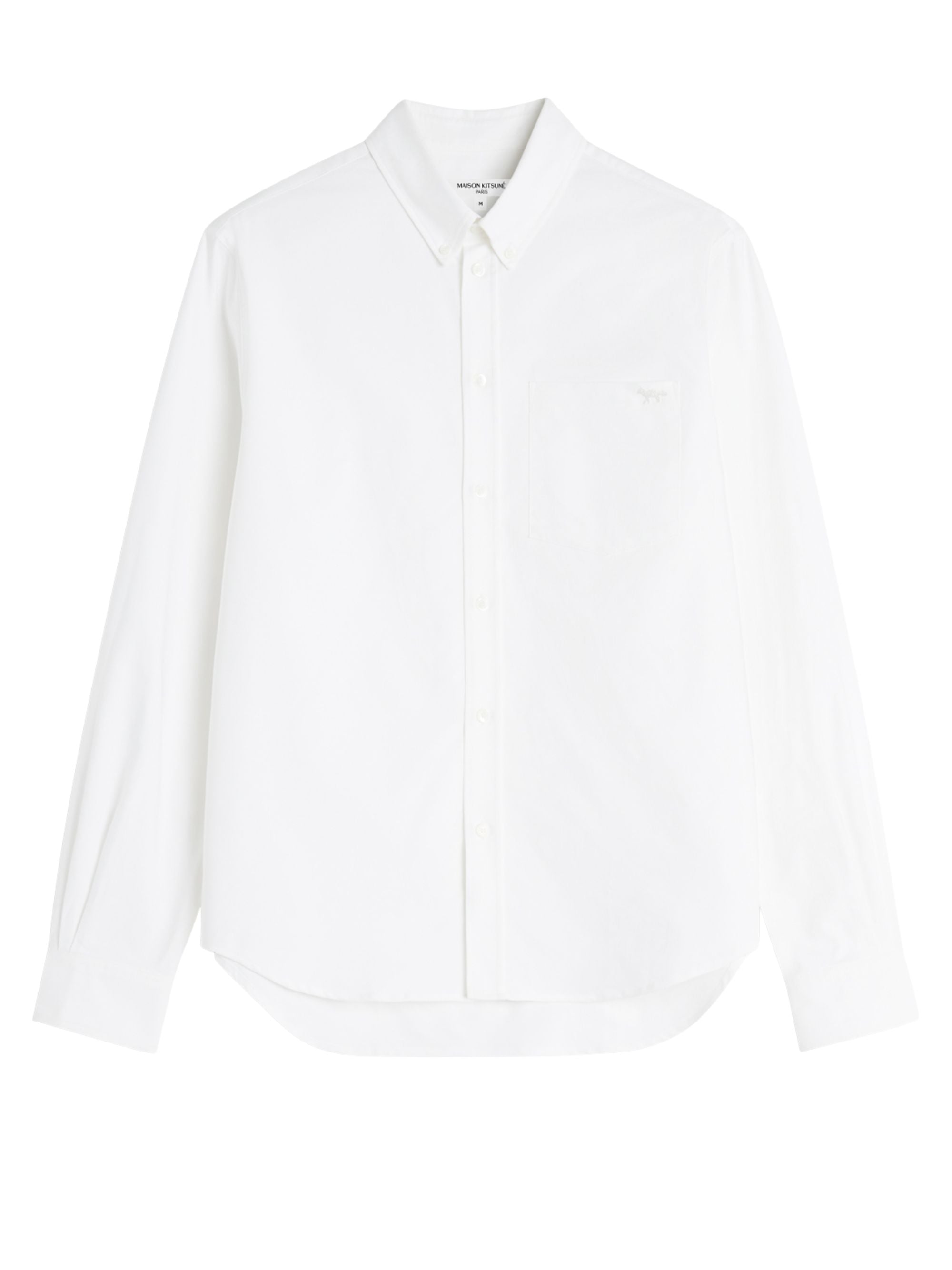 Classic Cotton Shirt with Collar and Button Fastening for Men