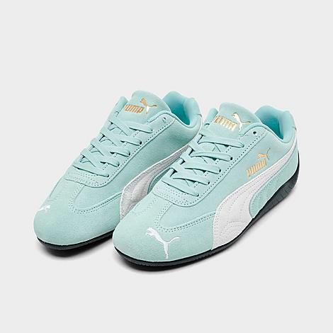 Big Kids Speedcat OG Casual Shoes in Safe Lake/White