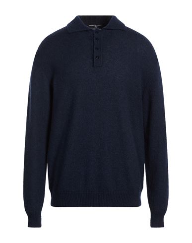 Lab Man Sweater Navy Size M Merino Wool, Superkid mohair, Cashmere