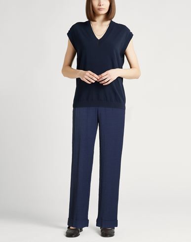 Woman Pants Blue Size 4 Lyocell, Viscose, Polyester, Elastane