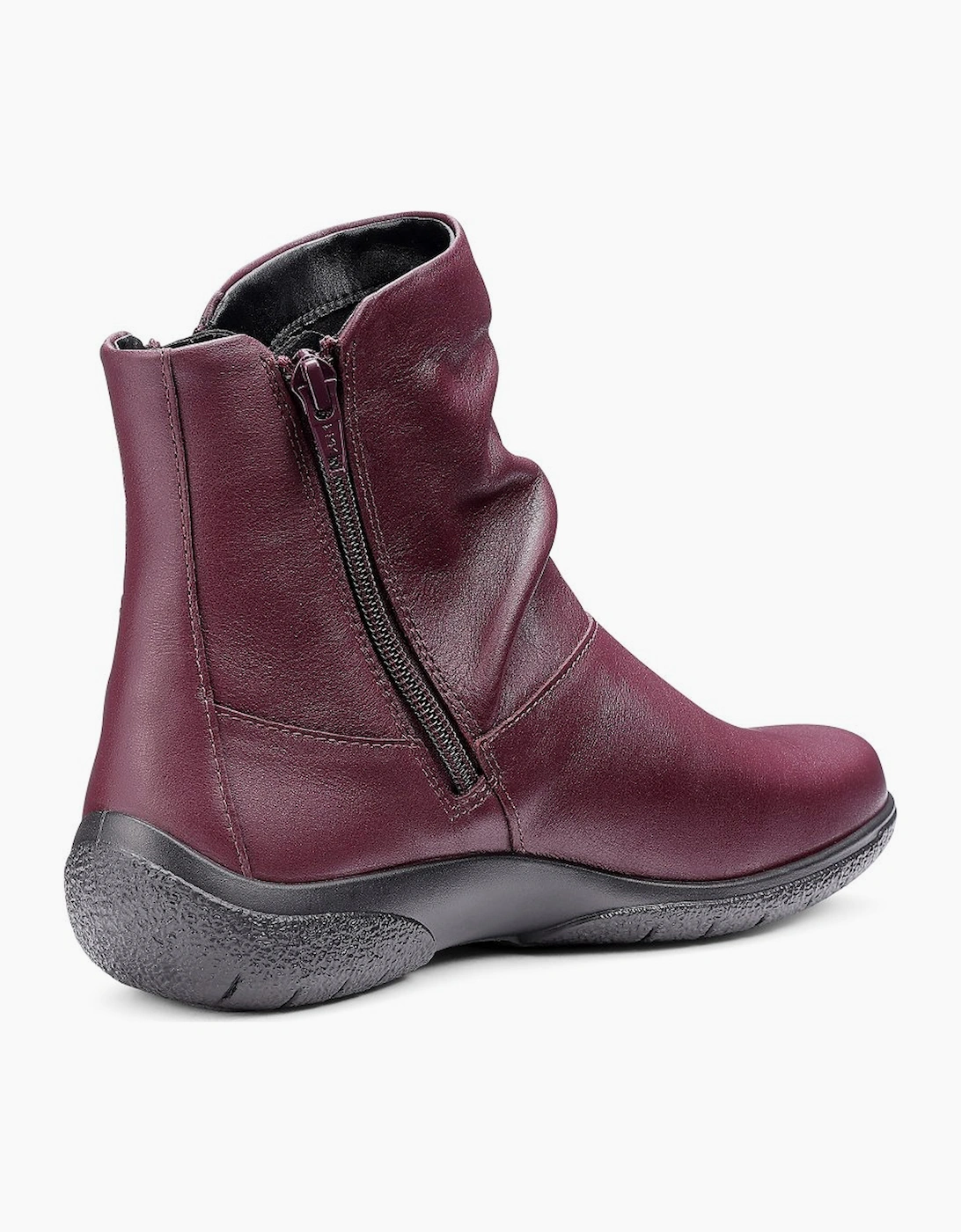 Hotter Women's Whisper Womens Wide Fit Ankle Boots - Red
