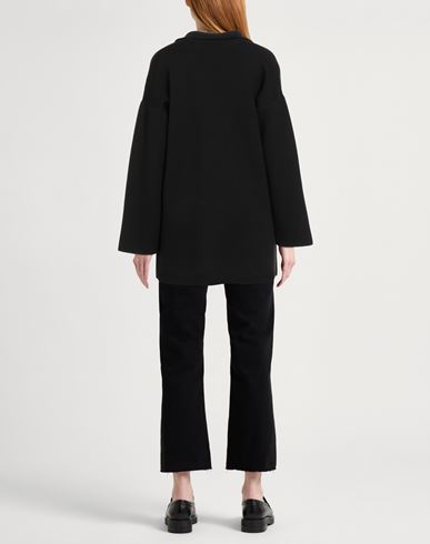 Woman Cardigan Black Size 8 Wool