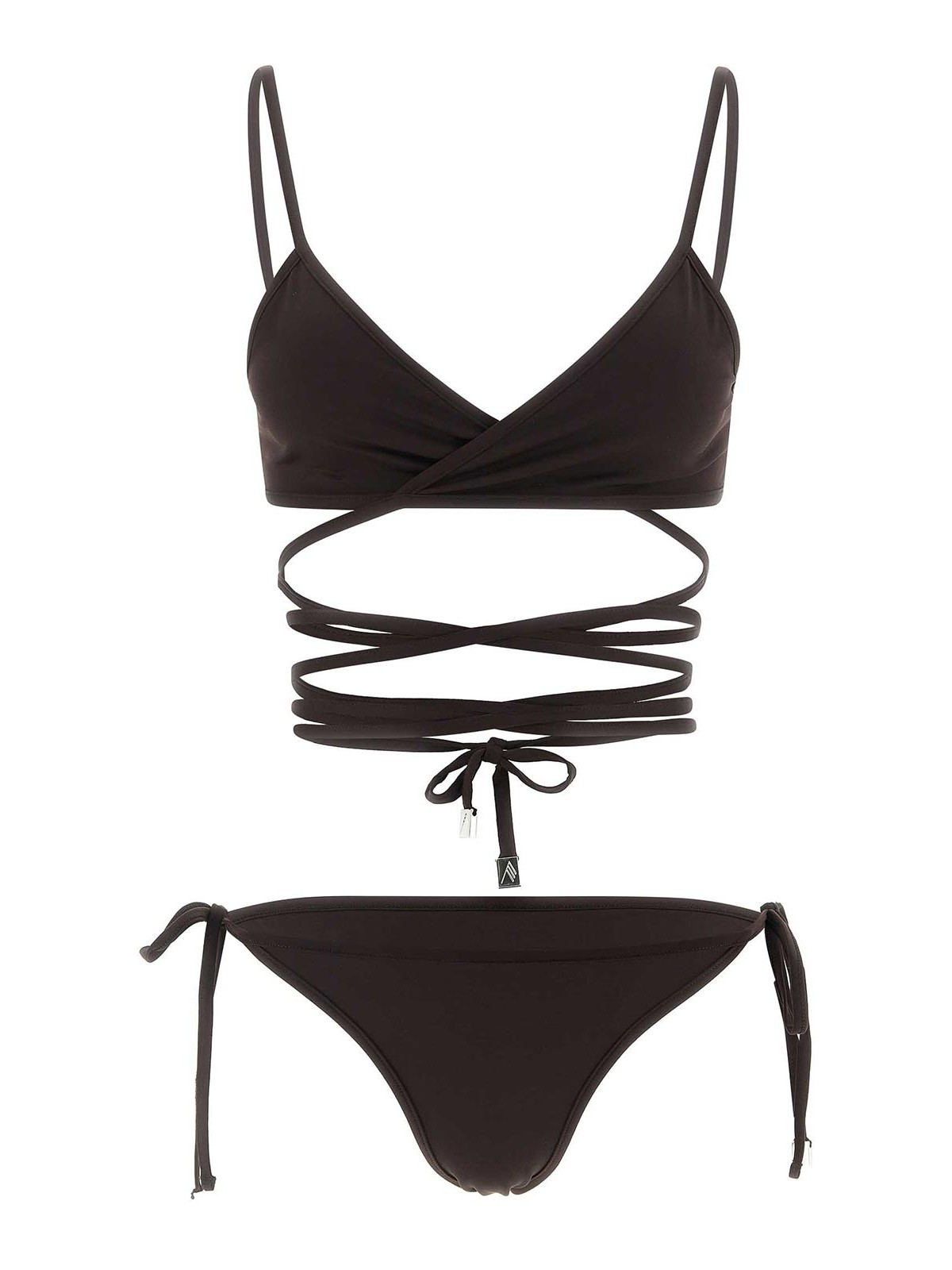 The Attico - il primo bagno wrap bikini set