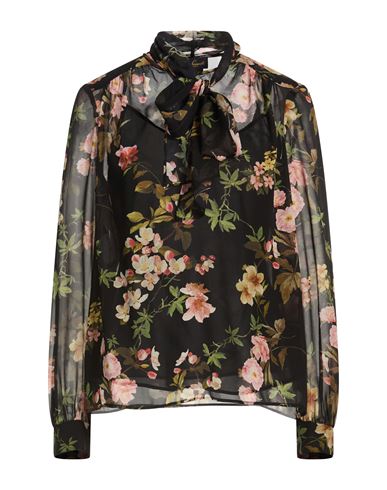 Woman Top Black Size M Silk
