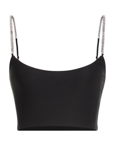 Woman Top Black Size M Polyamide, Elastane